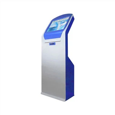Kiosque à écran tactile de gestion de file d'attente